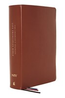 Niv, Charles F. Stanley Life Principles Bible, 2nd Edition, Genuine Leather, Brown, Comfort Print: Holy Bible, New International V