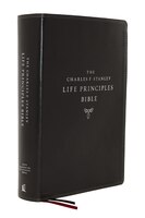 Nasb, Charles F. Stanley Life Principles Bible, 2nd Edition, Leathersoft, Black, Thumb Indexed, Comfort Print: Holy Bible, New Ame