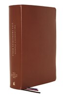 Nasb, Charles F. Stanley Life Principles Bible, 2nd Edition, Genuine Leather, Brown, Comfort Print: Holy Bible, New American Stand
