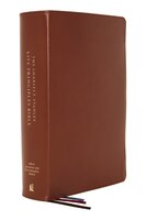 Nasb, Charles F. Stanley Life Principles Bible, 2nd Edition, Genuine Leather, Brown, Thumb Indexed, Comfort Print: Holy Bible, New