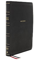 Kjv, Thinline Bible, Giant Print, Leathersoft, Black, Red Letter, Comfort Print: Holy Bible, King James Version