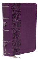 Nkjv, End-of-verse Reference Bible, Compact, Leathersoft, Purple, Red Letter, Comfort Print: Holy Bible, New King James Version