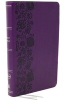 Nkjv, End-of-verse Reference Bible, Personal Size Large Print, Leathersoft, Purple, Red Letter, Comfort Print: Holy Bible, New Kin