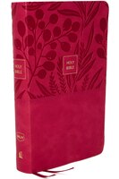 Nkjv, End-of-verse Reference Bible, Personal Size Large Print, Leathersoft, Pink, Thumb Indexed, Red Letter, Comfort Print: Holy B