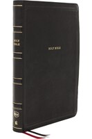 Nkjv, Deluxe Thinline Reference Bible, Leathersoft, Black, Thumb Indexed, Red Letter, Comfort Print: Holy Bible, New King James Ve