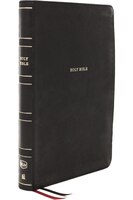 Nkjv, Thinline Bible, Large Print, Leathersoft, Black, Thumb Indexed, Red Letter, Comfort Print: Holy Bible, New King James Versio