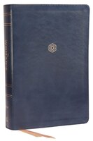 Niv, The Woman's Study Bible, Leathersoft, Blue, Full-color, Red Letter, Thumb Indexed: Receiving God's Truth For Balance, Hope, A
