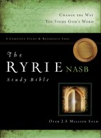 RYRIE NAS STUDY BIBLE BONDED LEATHER BURGUNDY RL