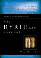 The Ryrie Kjv Study Bible Hardback - Red Letter: Red Letter