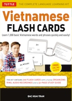 Vietnamese Flash Cards Kit: The Complete Language Learning Kit (200 Hole-punched Cards, Cd With Audio Recordings, 32-page Study