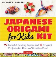 Japanese Origami Kit For Kids: 92 Colorful Folding Papers And 12 Original Origami Projects For Hours Of Creative Fun! [origami Boo