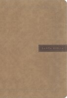 Biblia Nbla, Letra Supergigante, Leathersoft, Beige, Edición Letra Roja