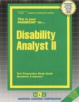 Disability Analyst Ii: Passbooks Study Guide