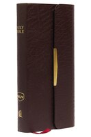 Nkjv, Checkbook Bible, Compact, Bonded Leather, Burgundy, Wallet Style, Red Letter: Holy Bible, New King James Version