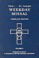Saint Joseph Weekday Missal (Vol. II/Pentecost to Advent)