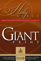 Giant Print Handy-size Reference Bible: NASB 1977 Edition