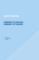 Community Of Scholars, Community Of Teachers