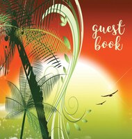 GUEST BOOK (Hardback), Visitors Book, Guest Comments Book, Vacation Home Guest Book, Beach House Guest Book, Visitor Comments Book