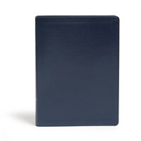 Kjv Study Bible, Full-color, Navy Leathertouch
