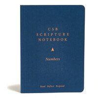 Csb Scripture Notebook, Numbers: Read. Reflect. Respond.
