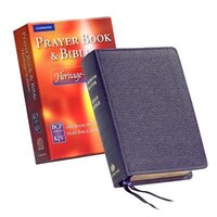 Heritage Edition Prayer Book And Bible, Purple Calf Split Leather, Cpkj424