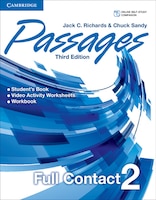 Passages Student's Book + Workbook + Video Activity Worksheets, Full Contact Version, Level 2