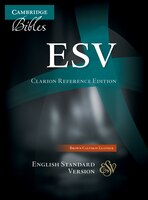 Esv Clarion Reference Bible, Brown Calfskin Leather, Es485:x