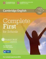Complete First For Schools Student's Book Without Answers With Cd-rom