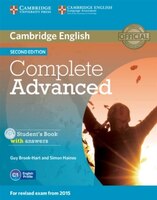 Complete Advanced Student's Book Pack (student's Book With Answers With Cd-rom And Class Audio Cds (2))