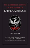 The Poems: Volume 3, Uncollected Poems And Early Versions