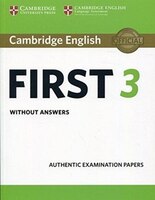 Cambridge English First 3 Student's Book Without Answers