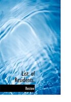 List of Residents.