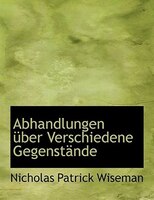 Abhandlungen über Verschiedene Gegenstände