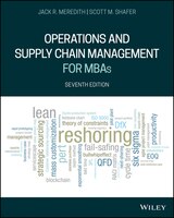 Operations And Supply Chain Management For Mbas