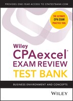Wiley Cpaexcel Exam Review 2021 Test Bank: Business Environment And Concepts (1-year Access)