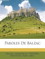 Paroles De Balzac