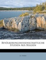 Bevölkerungswissenschaftliche Studien Aus Belgien