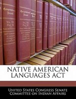Native American Languages Act