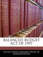 Balanced Budget Act Of 1997