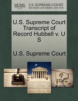 U.s. Supreme Court Transcript Of Record Hubbell V. U S