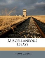 Miscellaneous Essays