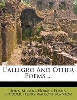 L'allegro And Other Poems ...