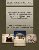Hammock V. Farmers Loan & Trust Co U.s. Supreme Court Transcript Of Record With Supporting Pleadings