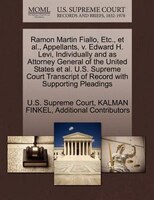 Ramon Martin Fiallo, Etc., Et Al., Appellants, V. Edward H. Levi, Individually And As Attorney General Of The United States Et Al.