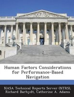 Human Factors Considerations For Performance-based Navigation