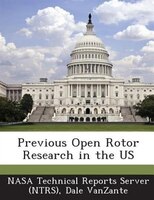 Previous Open Rotor Research In The Us