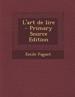 L'art de lire