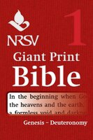 Nrsv Giant Print Bible: Volume 1, Genesis - Deuteronomy