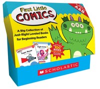 First Little Comics Classroom Set: Levels A &amp; B: A Big Collection of Just-Right Leveled Books for Beginning Readers