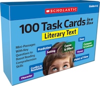 100 Task Cards in a Box: Literary Text: Mini-Passages With Key Questions to Boost Reading Comprehension Skills